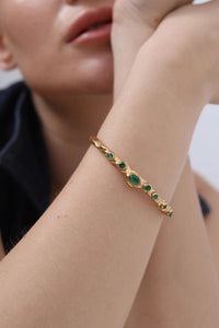 Chelsea Bangle - Emerald
