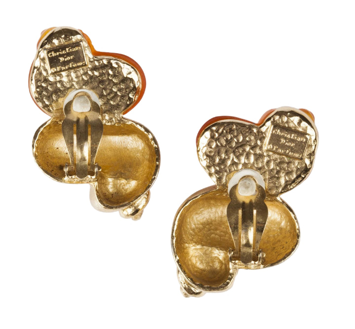 Vintage 1987 Robert Goossen Shell Earrings