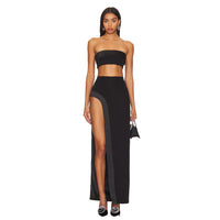 Cindy High Slit Skirt