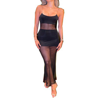 Cut Out Mesh Dress