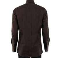 Dolce & Gabbana Gold Shirt with Bee Embroidery