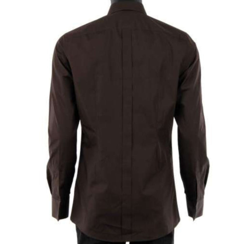 Dolce & Gabbana Gold Shirt with Bee Embroidery