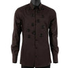Dolce & Gabbana Gold Shirt with Bee Embroidery