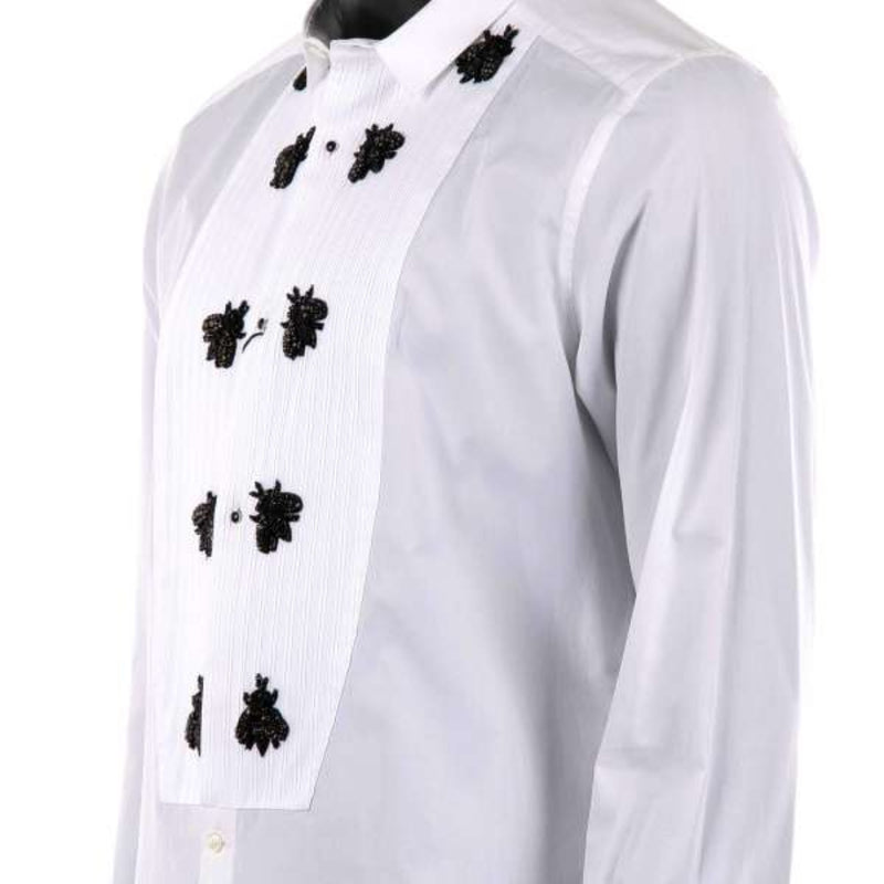 Dolce & Gabbana Shirt with Bee Embroidery