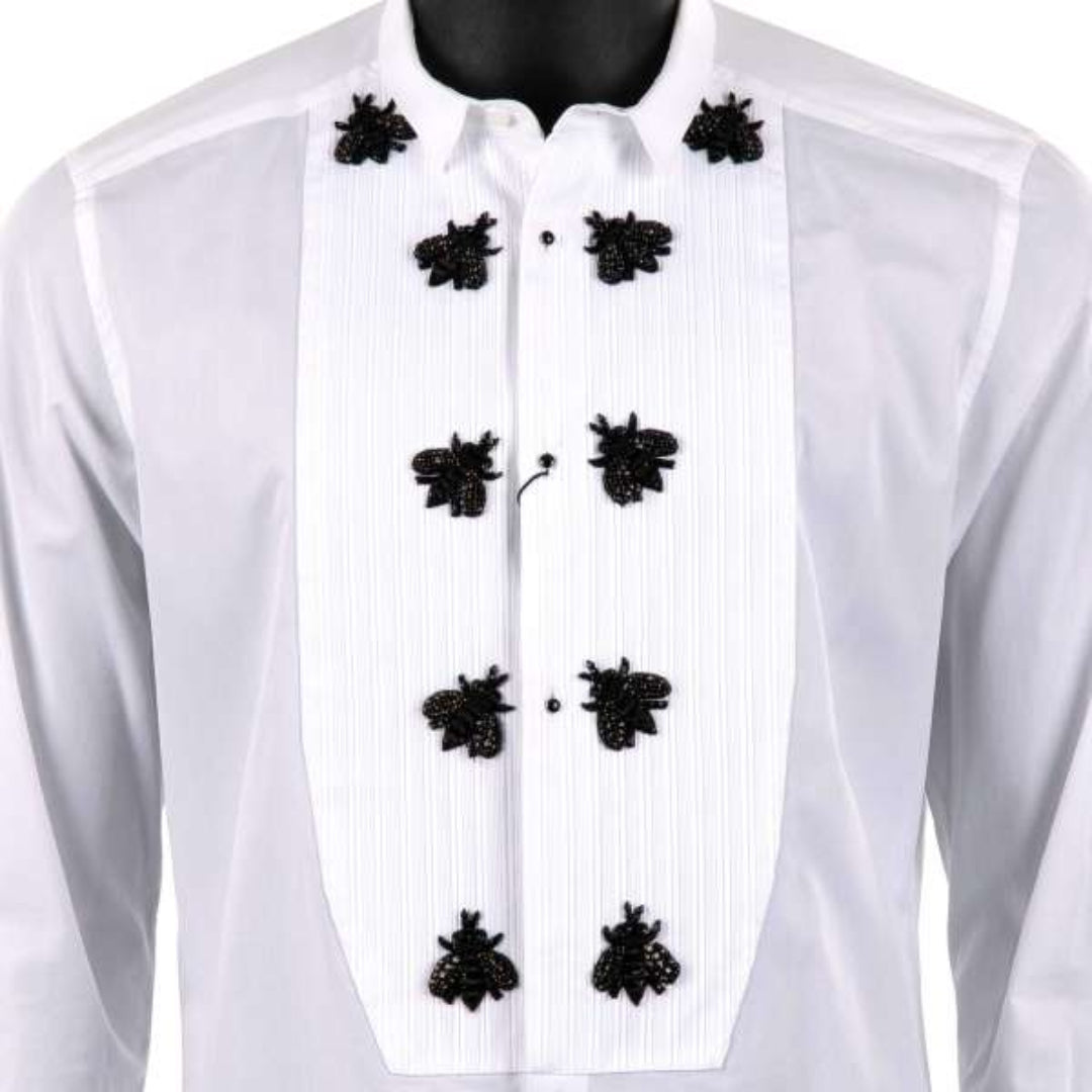 Dolce & Gabbana Shirt with Bee Embroidery