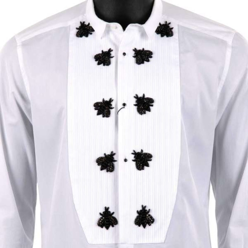 Dolce & Gabbana Shirt with Bee Embroidery