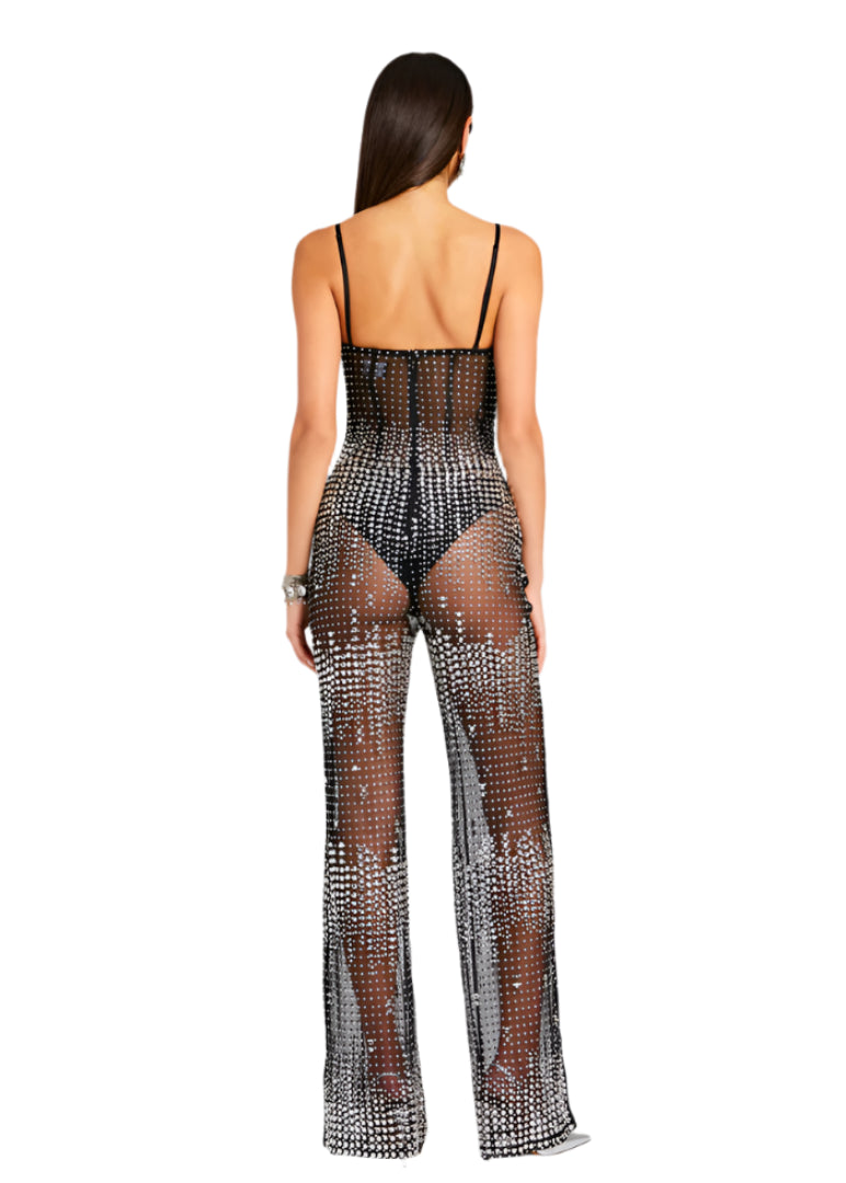 Adelynne Sequin Jumpsuit