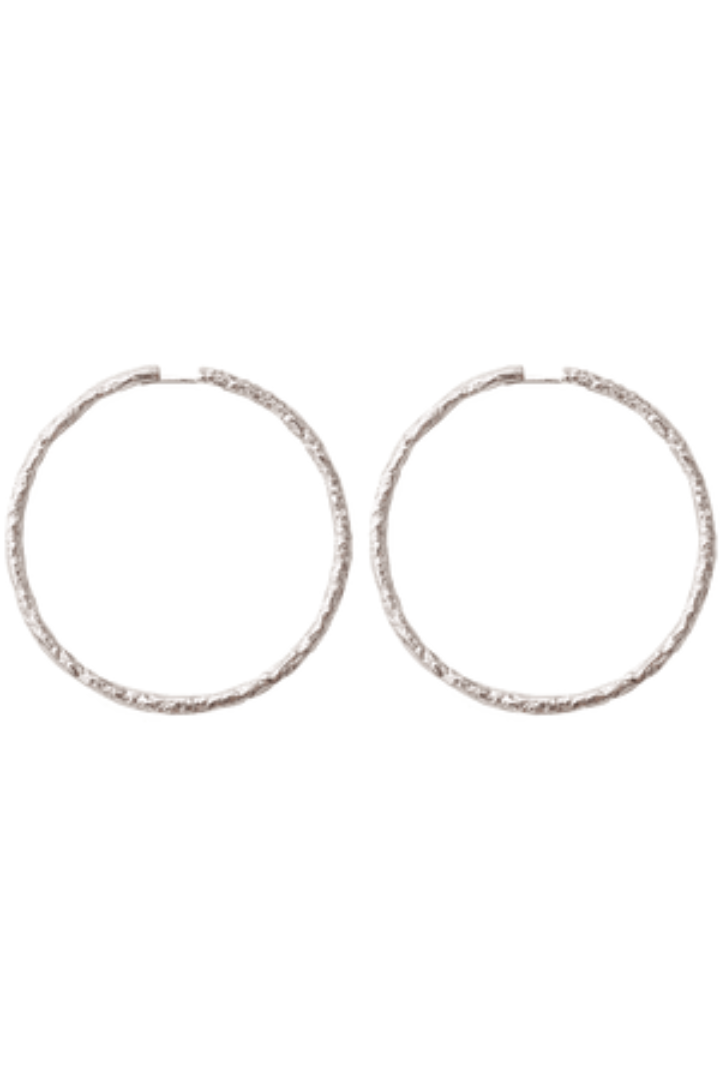 Flamenco Silver Hoops XL