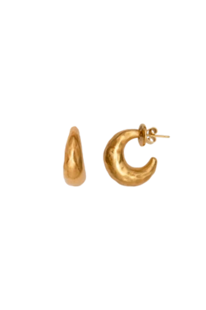 Helena Gold Hoop Earrings