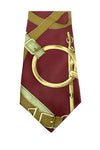 Hermes Red Silk Tie