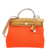 (New) Hermes Bicolor Herbag 31 PM Toile Vache Hunter Bag