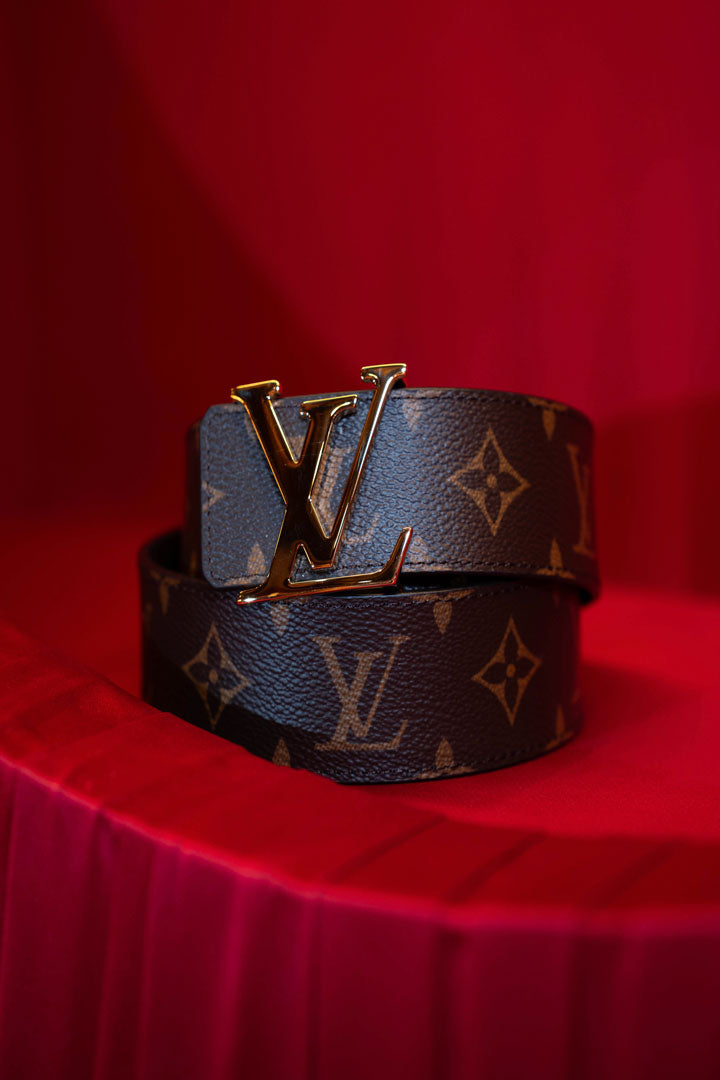 LV Initials reversible belt