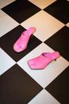 (New) 90mm Les Mules Rond Carre Sandals