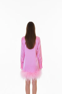 Amanda Shirt Dress Pink