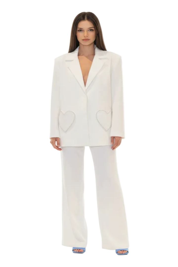 Heart Diamanté Blazer