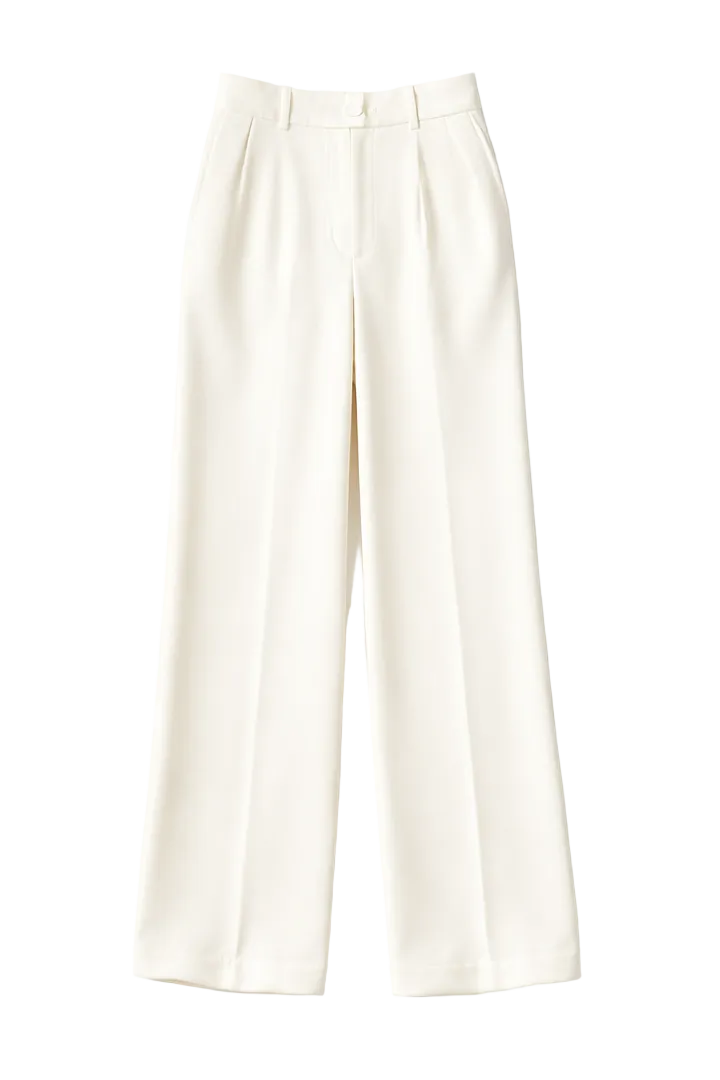 Poppy Pants Off White