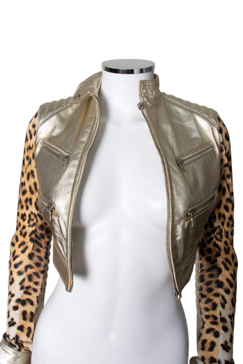 Just Cavalli Vintage Leather Jacket