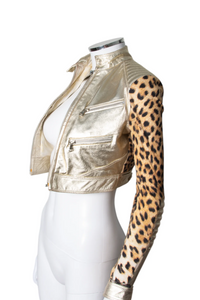 Just Cavalli Vintage Leather Jacket