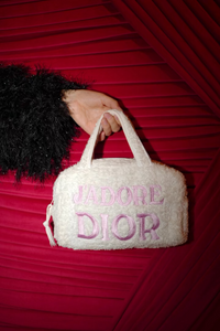 Terry Cloth Handbag is the iconic Dior "J'adore Dior" bag
