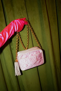 CC Mini Matelasse Tassel Chain Shoulder Bag