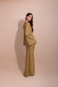 Barú Long Dress Gold