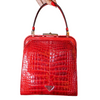 Prada Red Vintage Croco Bag