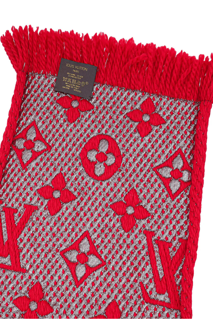 Bicolor Logomania Shine Scarf