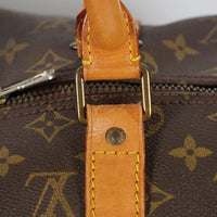 Vintage Monogram Canvas and Leather Keepall 50 Bag