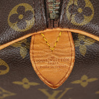 Vintage Monogram Canvas and Leather Keepall 50 Bag