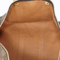 Vintage Monogram Canvas and Leather Keepall 50 Bag