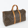 Vintage Monogram Canvas and Leather Keepall 50 Bag