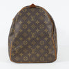 Vintage Monogram Canvas and Leather Keepall 50 Bag