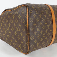 Vintage Monogram Canvas and Leather Keepall 50 Bag