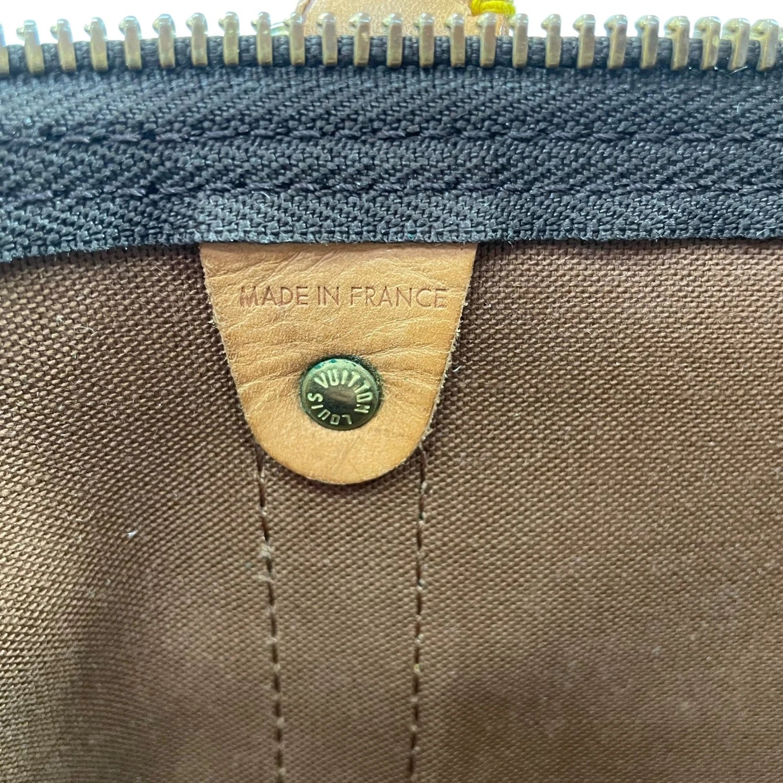 Monogram Canvas and Leather Keepall 50 Bag