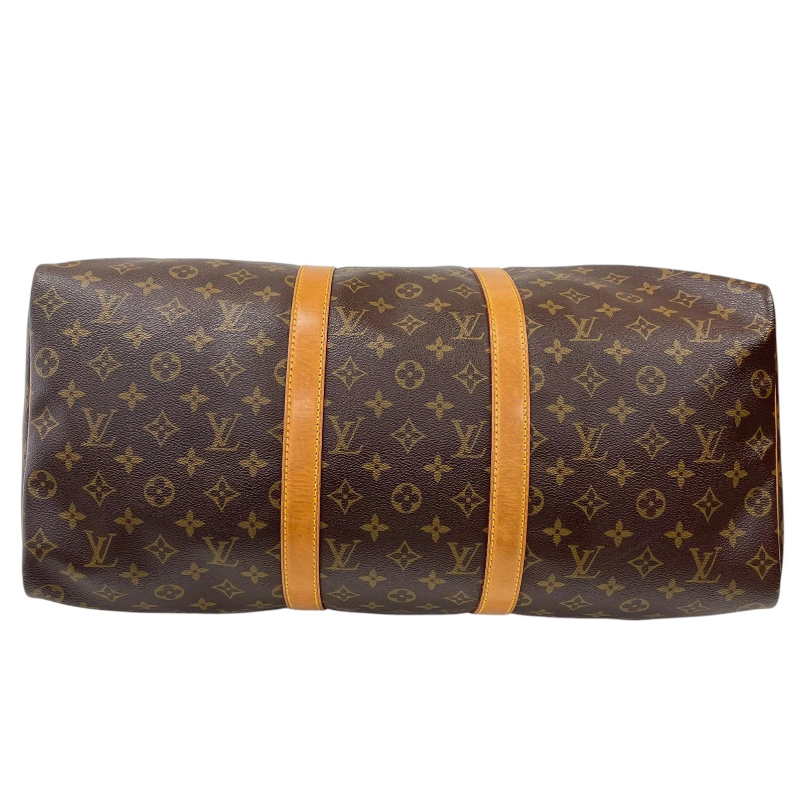 Monogram Canvas and Leather Keepall 50 Bag