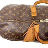 Monogram Canvas and Leather Keepall 50 Bag