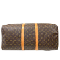 Vintage Monogram Keepall 55 Boston Bag Canvas Brown