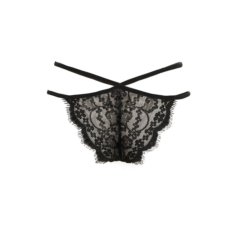 Semicachetero W Negro Lace Underwear