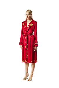 The Red Oracle Trenchcoat