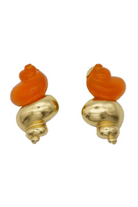 Vintage 1987 Robert Goossen Shell Earrings