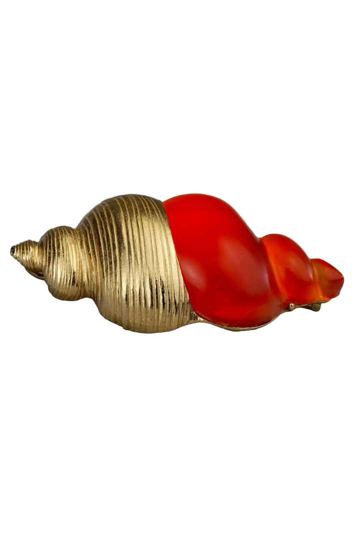 Vintage Robert Goossens Shell Brooch