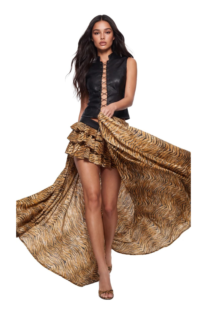 Durga Satin Maxi Skirt
