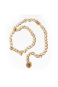 Vintage Rue Cambon Coin Chain Belt