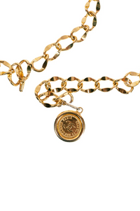 Vintage Rue Cambon Coin Chain Belt