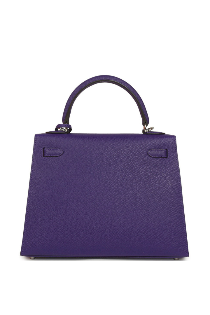 Kelly 25 Purple Epsom Palladium Hardware
