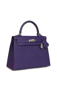 Kelly 25 Purple Epsom Palladium Hardware
