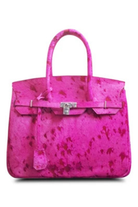 The Cowhide Leather Bag 40 ‘Pink’