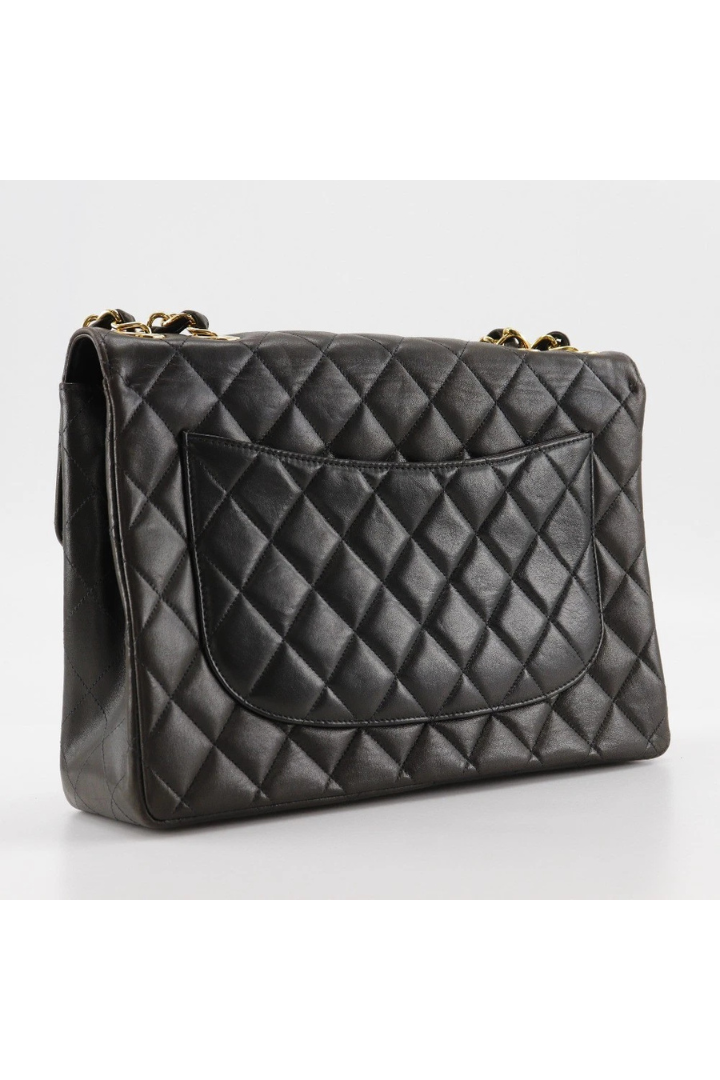 Quilted Lambskin Leather Maxi Vintage Classic Single Flap Bag