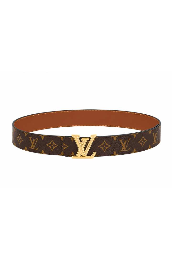 LV Initials reversible belt