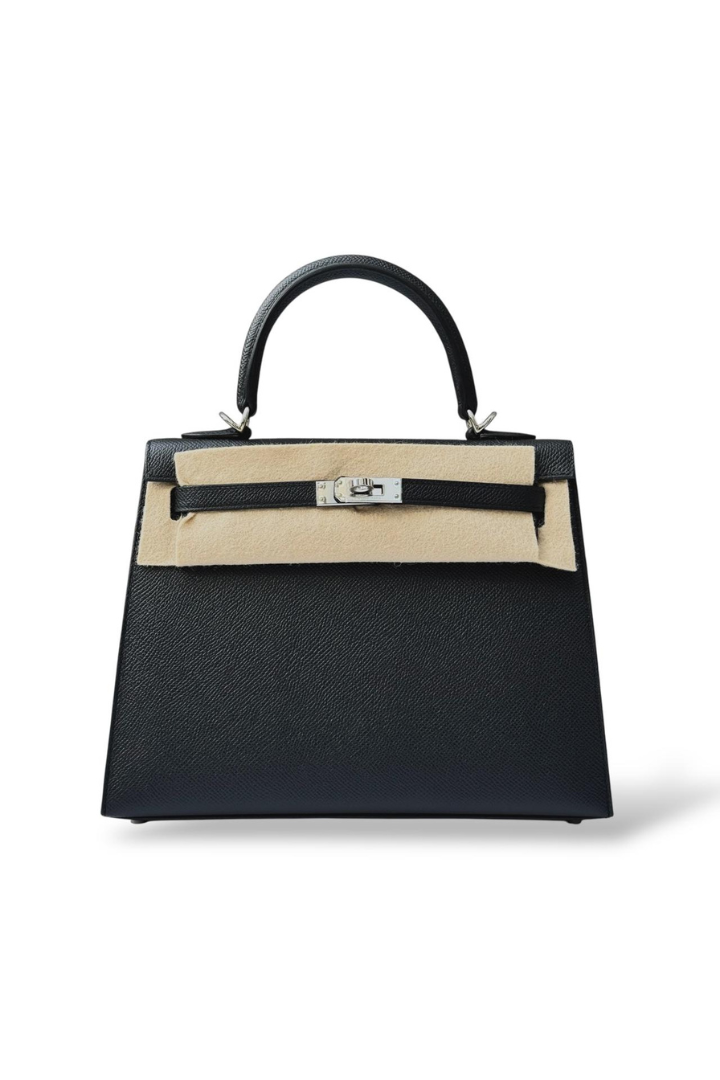 (New) Kelly 28 Epsom Noir PHW